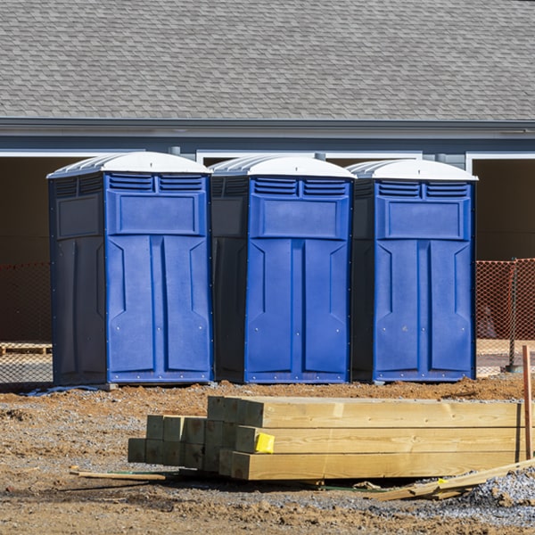 are there any restrictions on where i can place the porta potties during my rental period in Popponesset